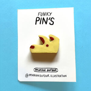 Pin's chien jaune Raoul