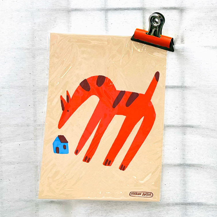 Cheval rouge A5 – Image 3