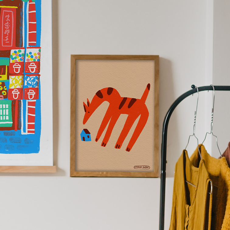 Cheval rouge A5 – Image 4