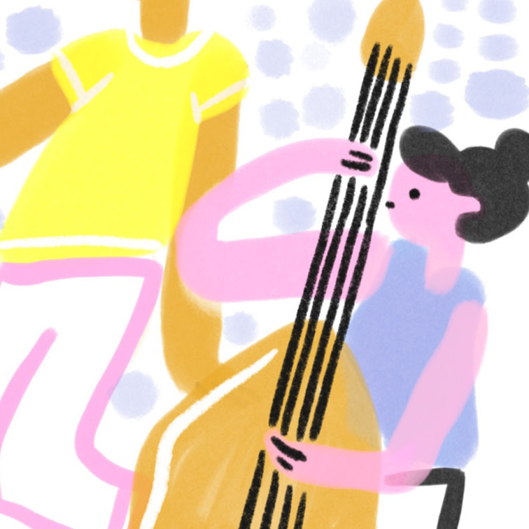 Danse à la Villette 20x20cm – Image 3