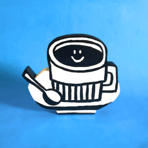 Café heureux / grincheux Hugo