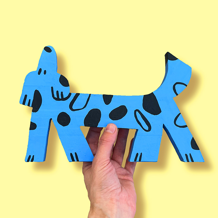 Chien bleu Serge – Image 3