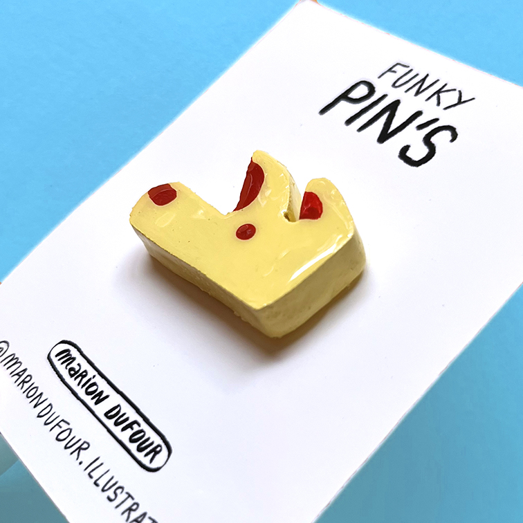 Pin's chien jaune Raoul – Image 3