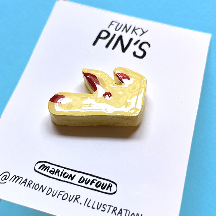 Pin's chien jaune Raoul – Image 4