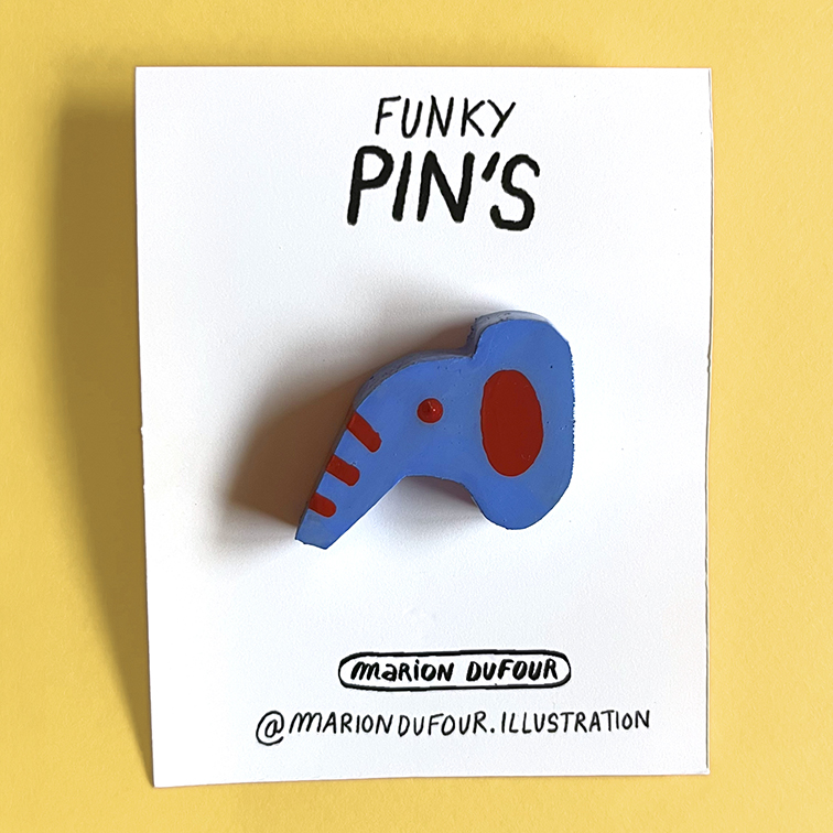 Pin's éléphant Zélie