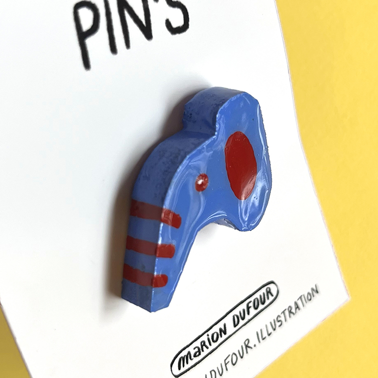 Pin's éléphant Zélie – Image 3