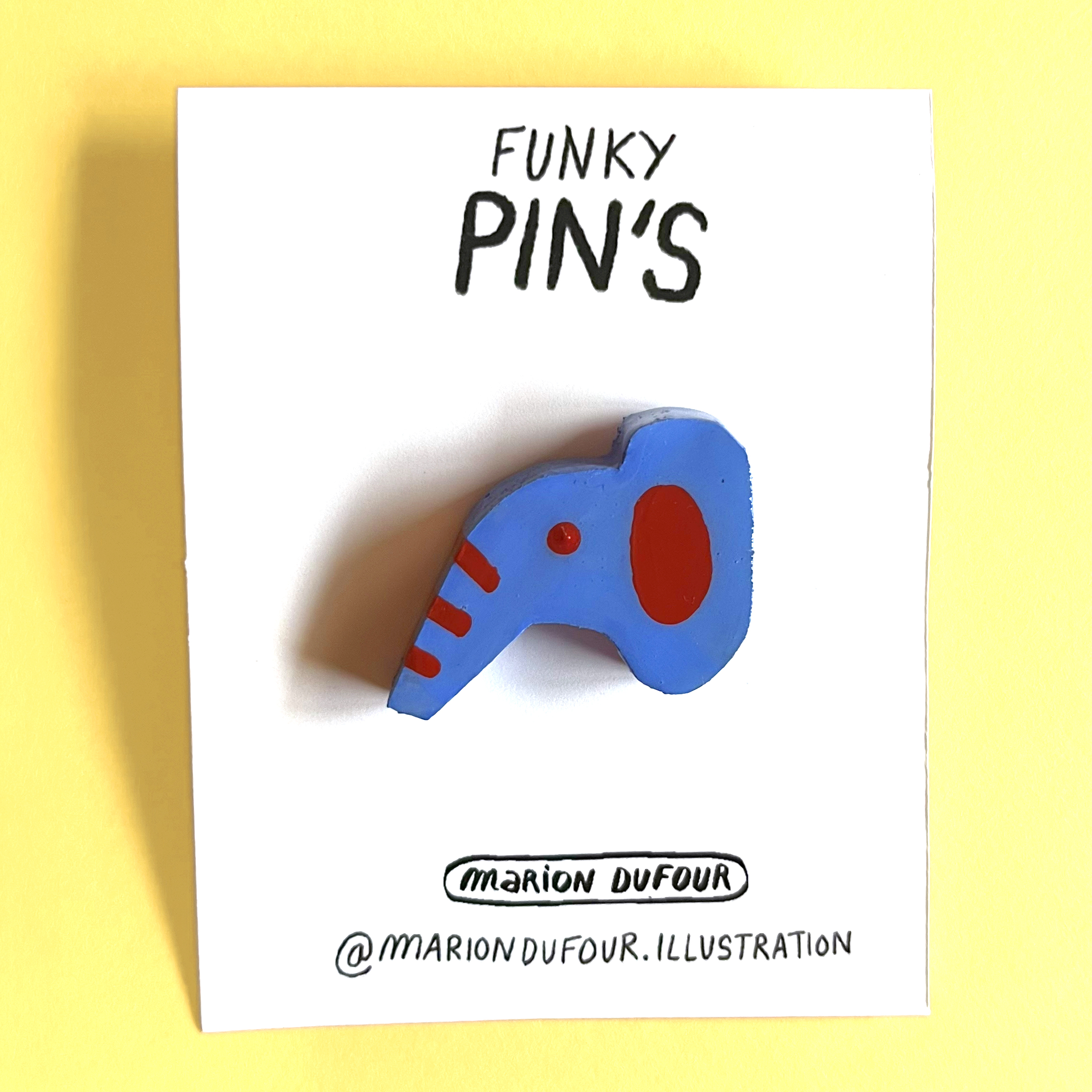 Pin's éléphant Zélie